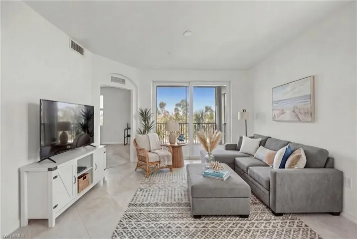 View of living room Virtually staged