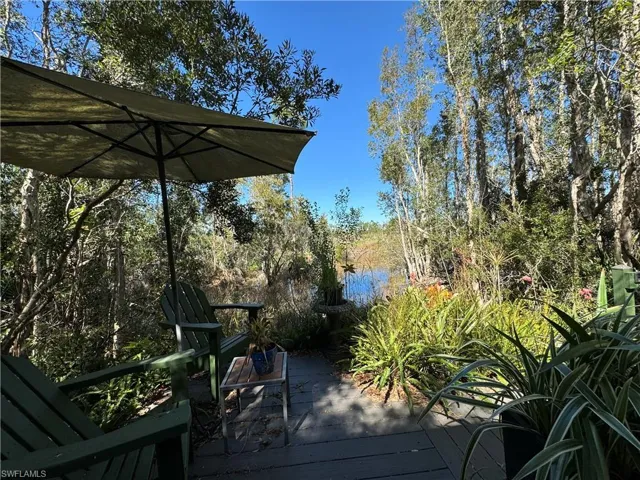 View of deck