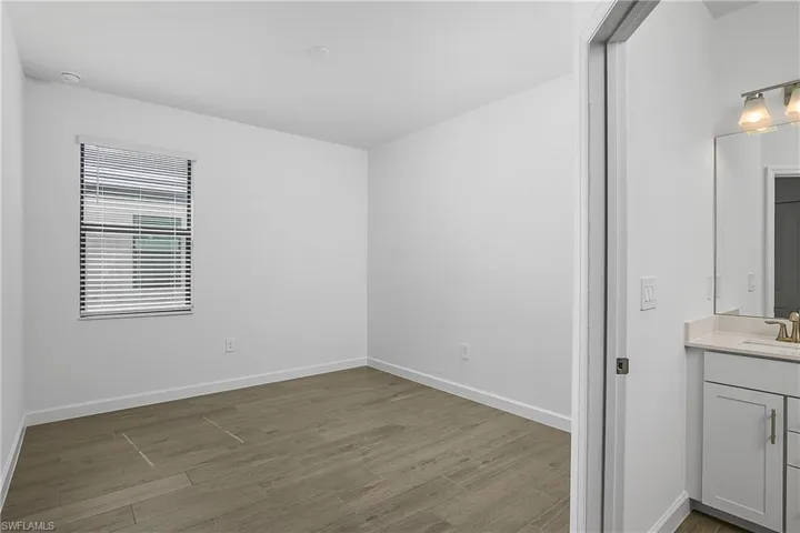 Guest bedroom includes an ensuite bath.