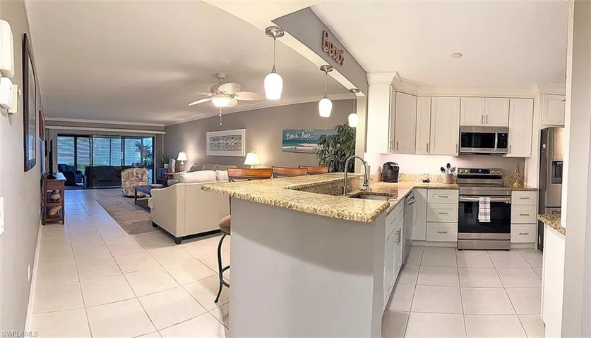 Kitchen and Living Room