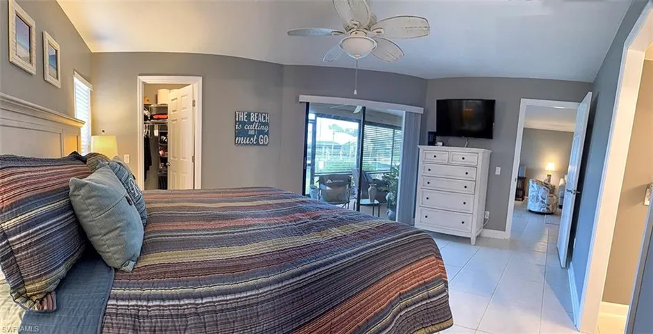 Master Bedroom with walk-in closet