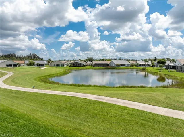 Water view with nearby suburban area