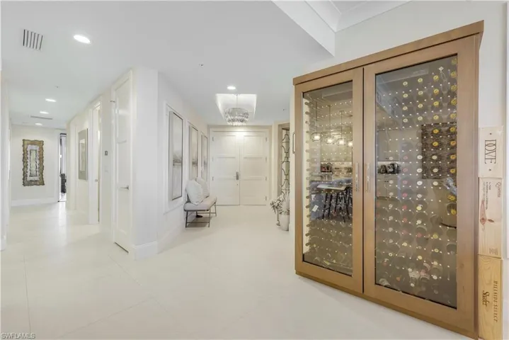View of the foyer from the living room.