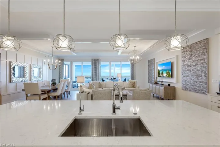 Take in the stunning view as you prepare a meal.