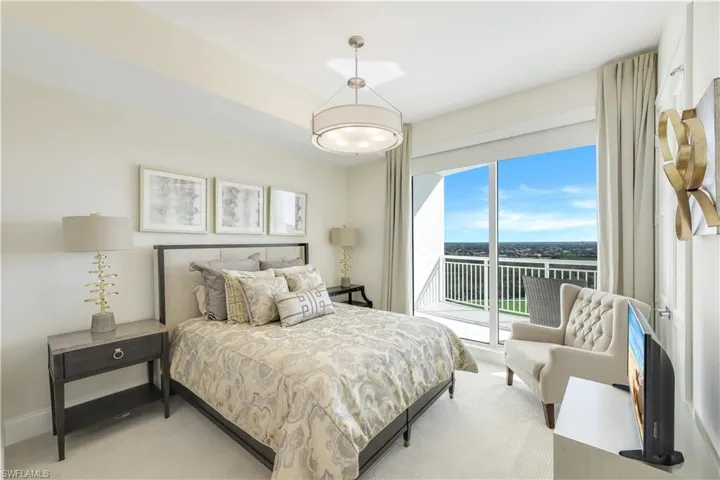 Your visitors or extra family members will wake up to this vista from the second guest bedroom, which has access to the open-air balcony.