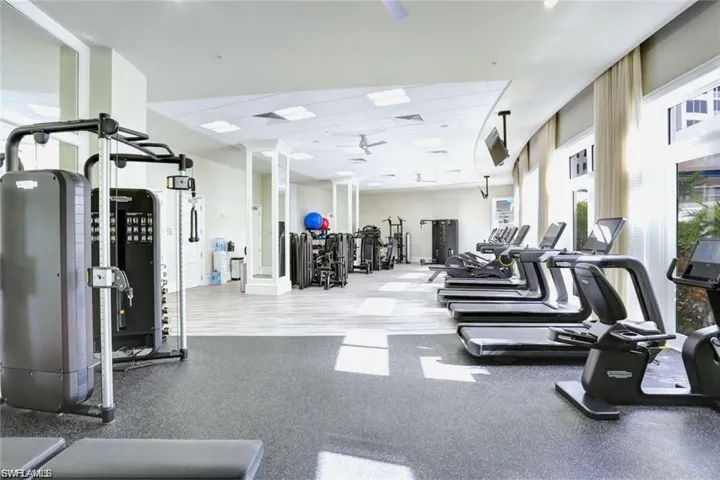 Get your workouts in at the state-of-the-art fitness center.