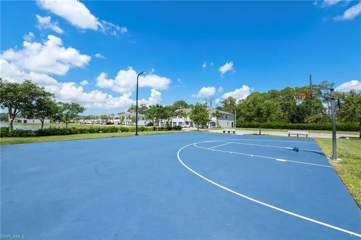 Community basketball court