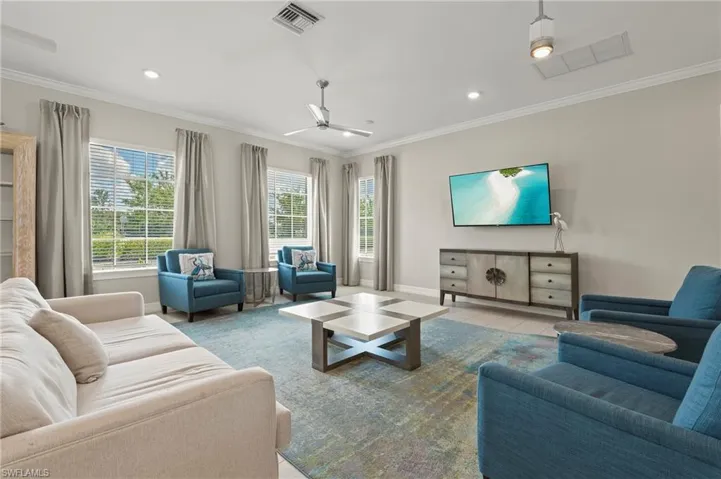 Clubhouse gathering area