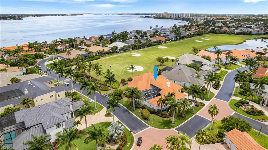 What a fabulous location. Views of the second hole, large corner lot. So much privacy!