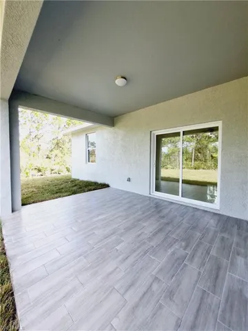 View of patio