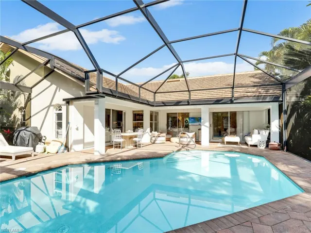 Saltwater heated pool w/ renovated pool tile