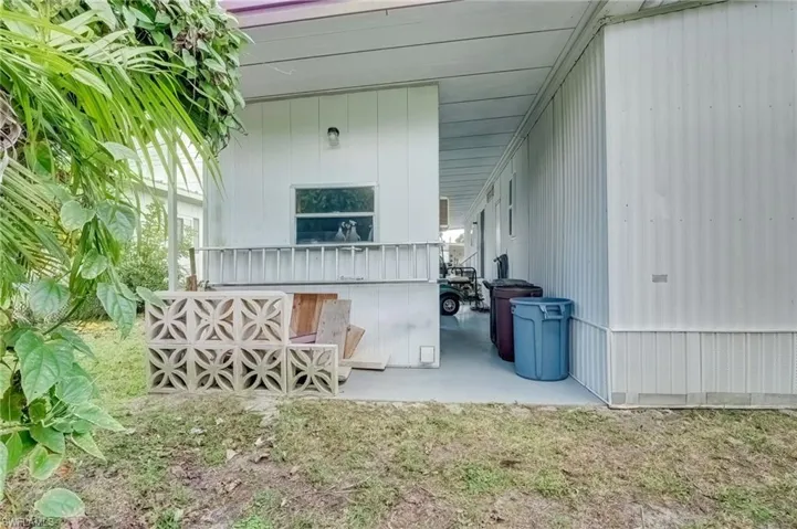 View of back patio