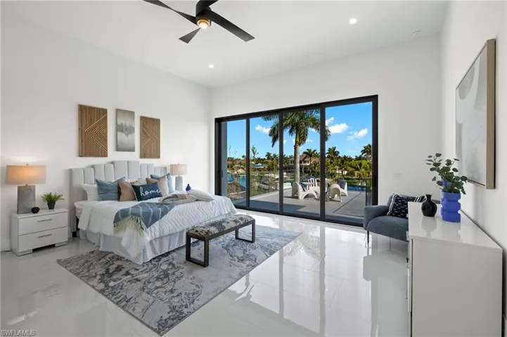 Master bedroom #1 with balcony