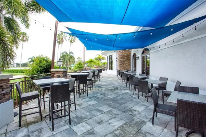 Patio dining