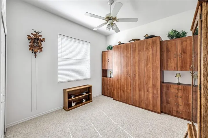 4th bedroom- beyond the pocket door, you have a 4th bedroom, with its own bath and outside access to the screened lanai
