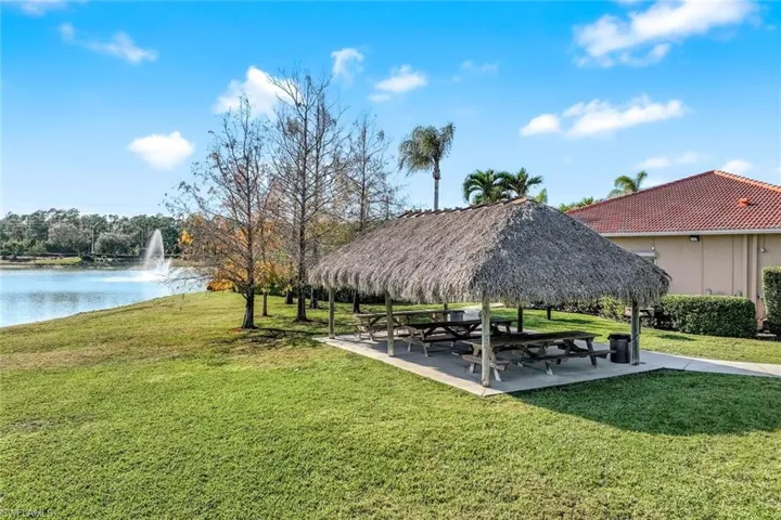 Park like setting in waterways