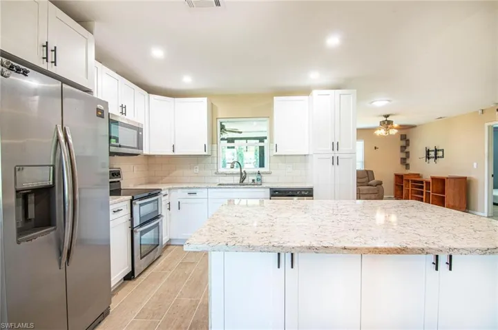 Plenty of counter space & storage!