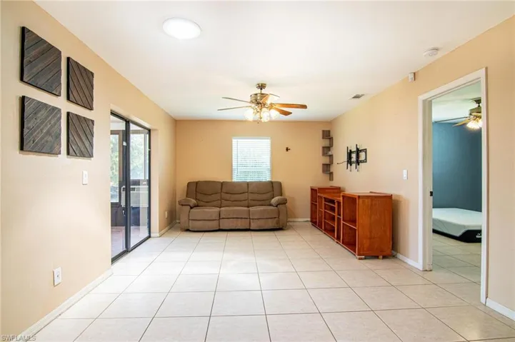 View to the back family room area.