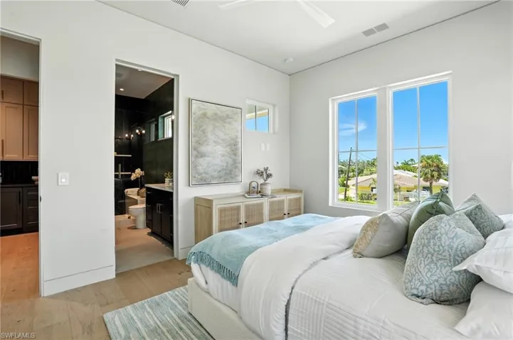 Gulf views from the guest room- virtually edited image