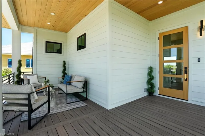 Front Balcony and 2nd floor entrance - Virtually Edited Image