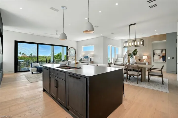Luxury open floor plan chef's kitchen-Virtually Edited Image