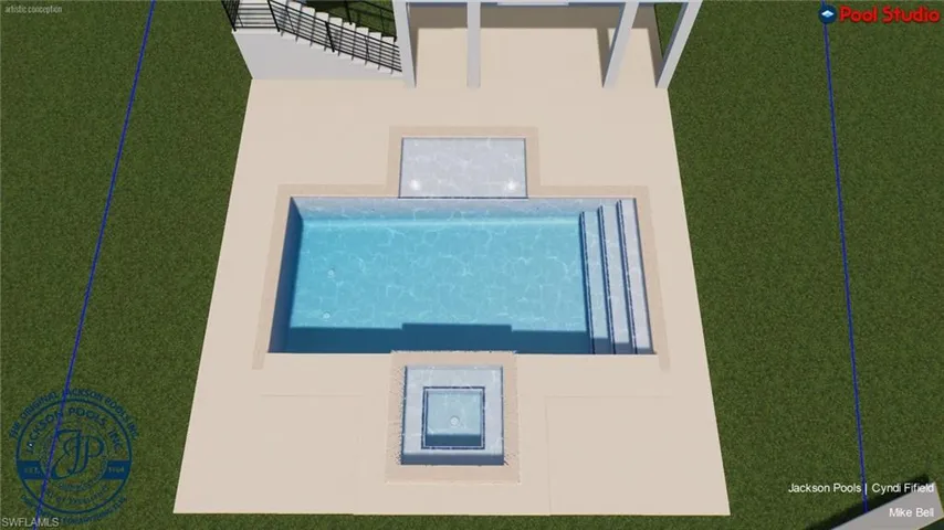 Pool rendering -Virtually Edited Image