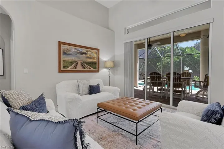Living area with a sunroom
