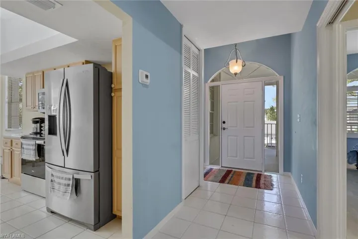 Looking back to front door