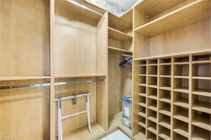 Custom walk in closet