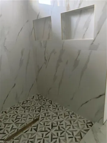 Bathroom featuring a shower