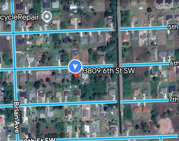 Map / location featuring property parcel outlined