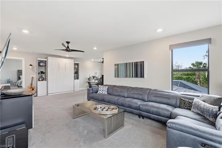 2nd Floor Flex Area That Includes A Stylish Murphy Bed