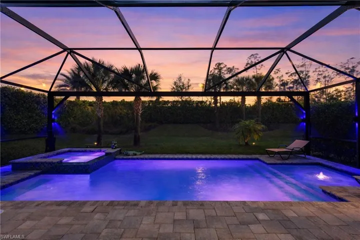 Optional Lanai Lighting Sets The Mood
