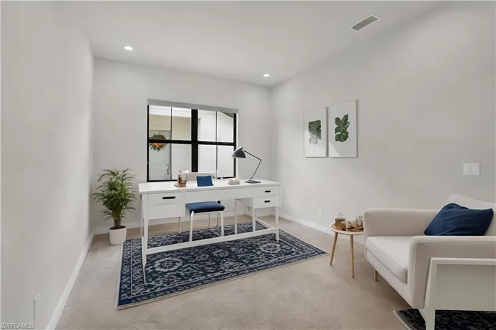 Virtually staged den. The options are endless!