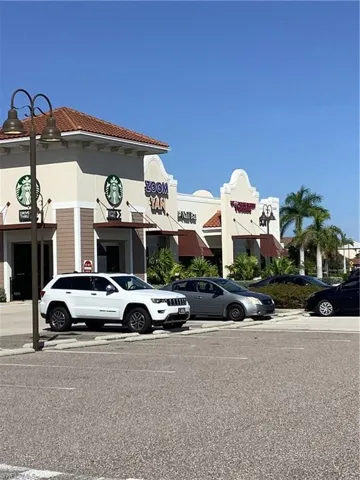 Nearby coffee and other stores