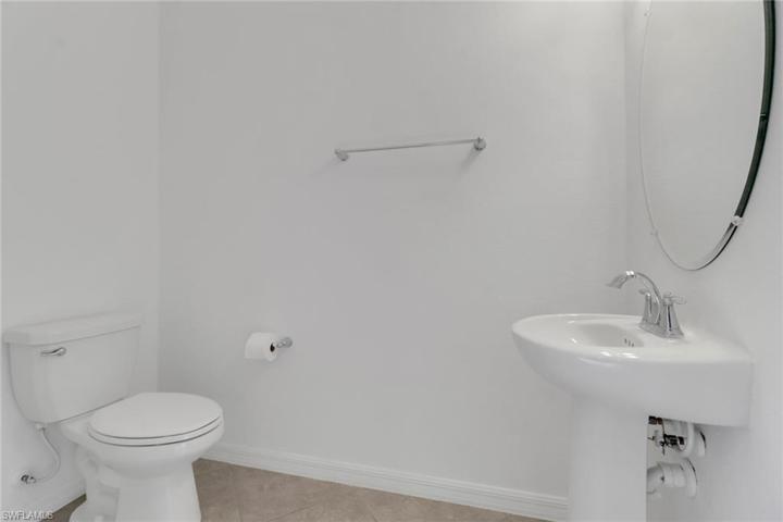 Powder Bath (located downstairs).