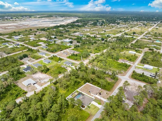 Bird's eye view featuring a residential view