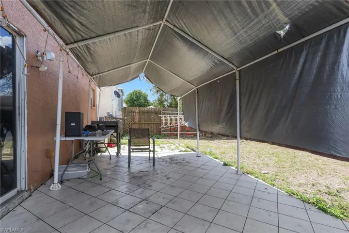 View of patio