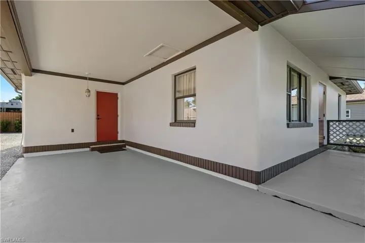View of patio
