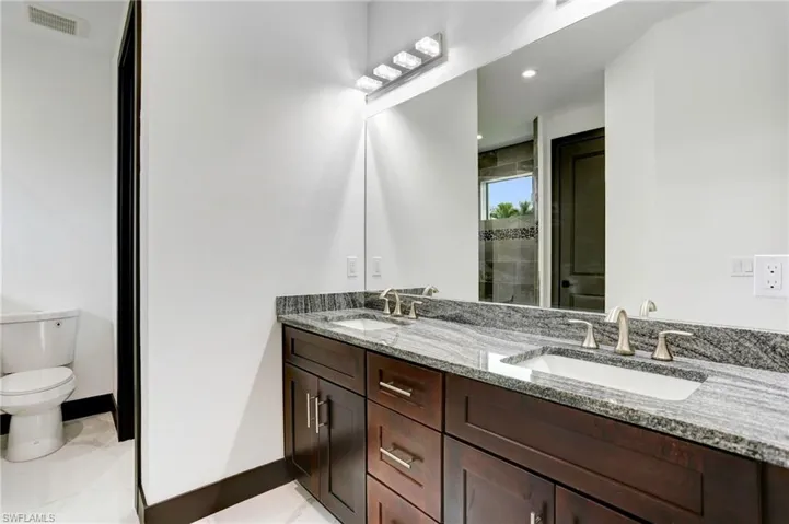 Jack and Jill bathroom between 2nd and 3rd Bedroom