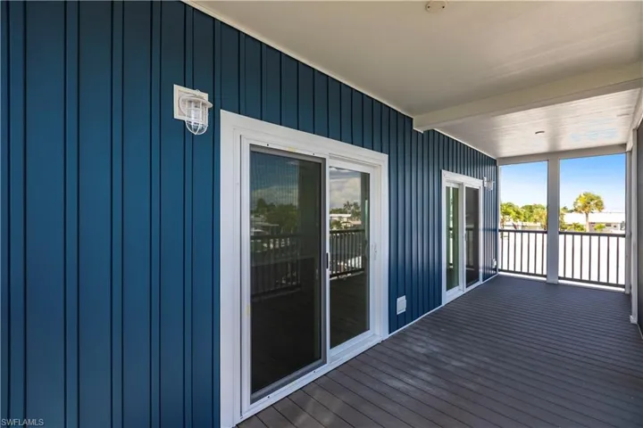 View of deck