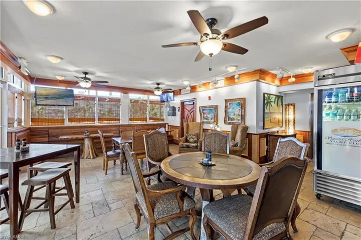 View of dining space