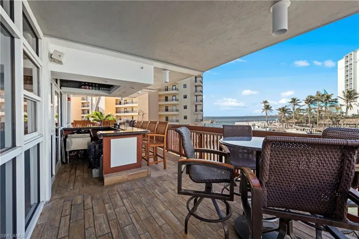 Deck featuring a water view