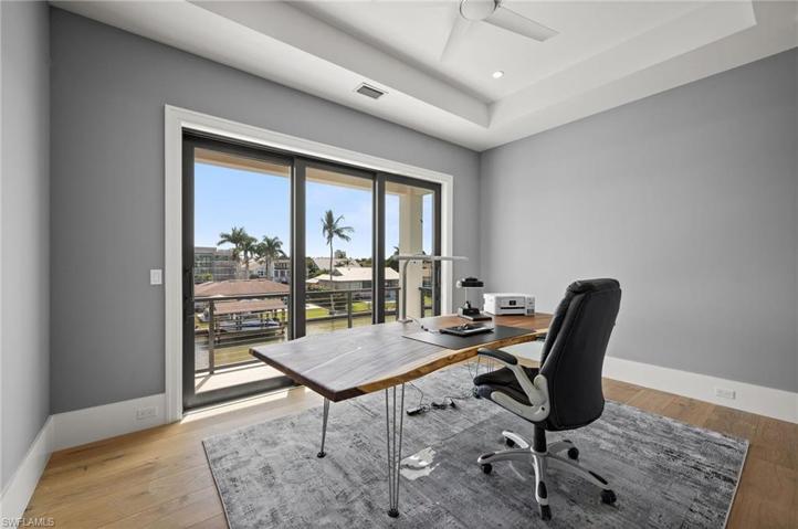 2nd Floor office/4th bedrm w/balcony