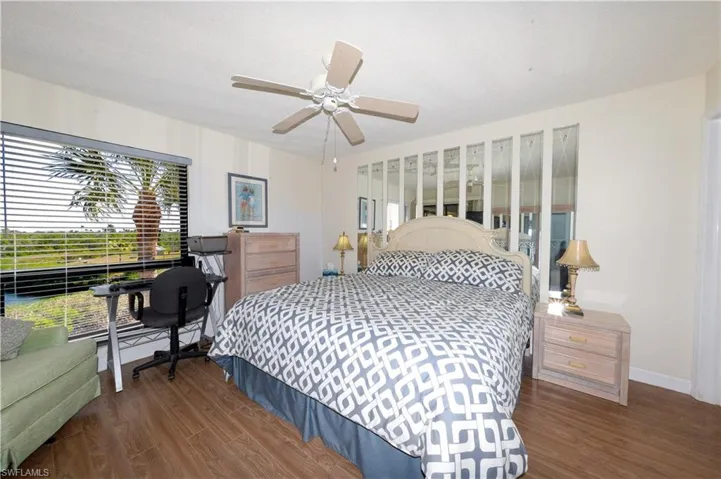 Master Bedroom with mirror accents