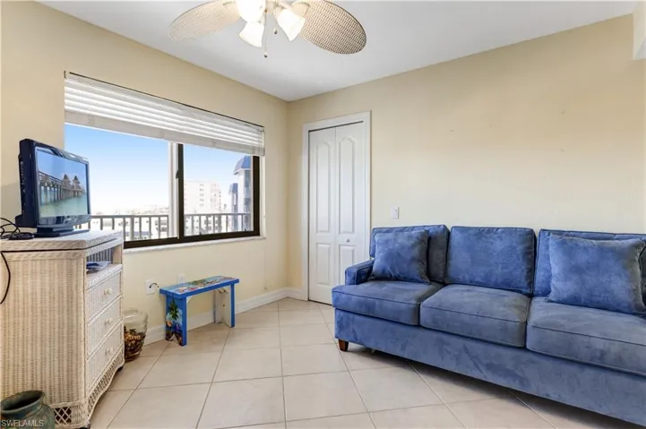 Natural Sunlight fills the unit