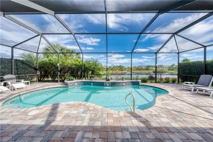 pool and water view