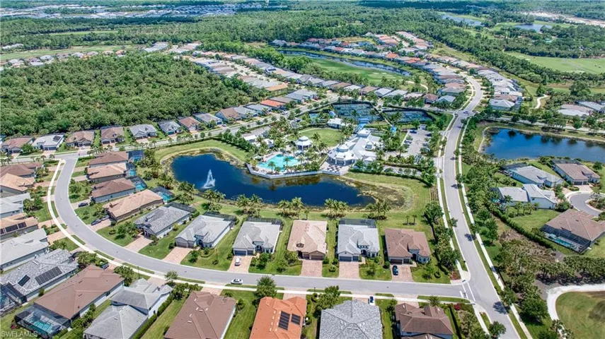 Amenity center and golf course