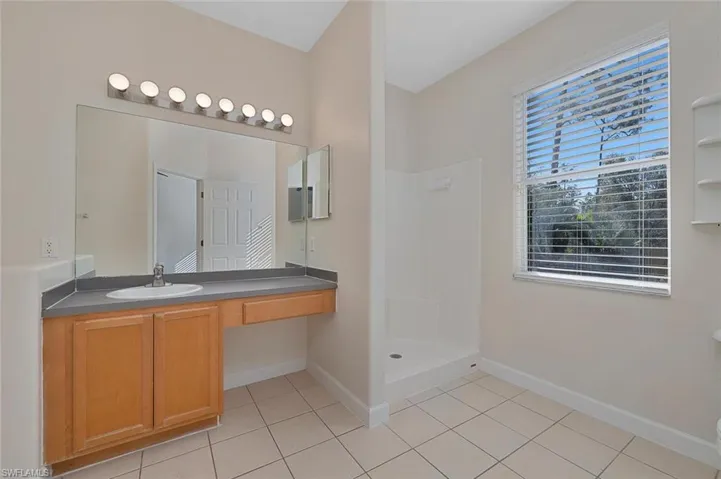 Master Bedroom with tub and shower