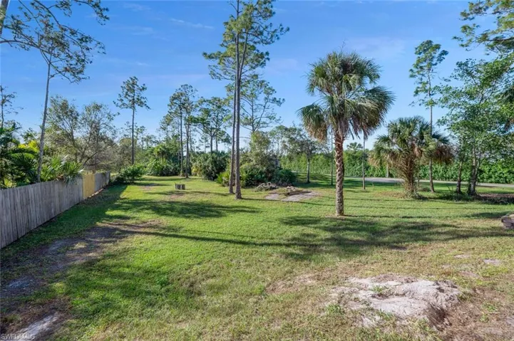 Backyard. Room for pool, adding-on or stable. Horses ok.